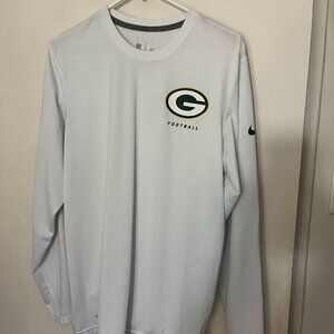 Men's Nike Green Bay Packers Long Sleeve Dri-FIT  Men's Size M